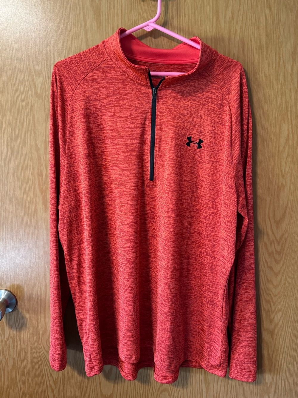 Under Armour Coral Red Heather Performance Shirt